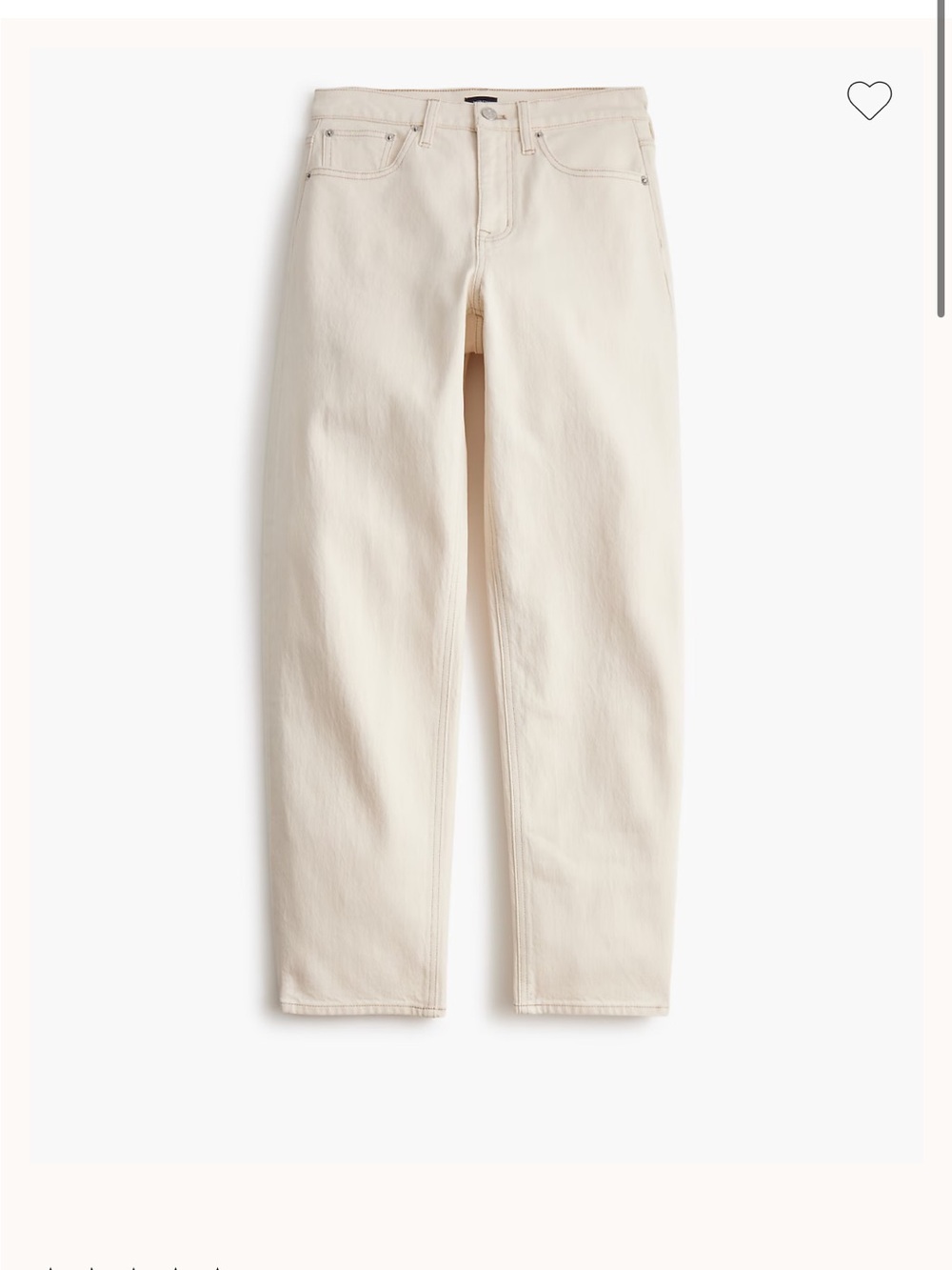 JCrew Factory Slim Barrel Jean in All Day Stretch, size 26